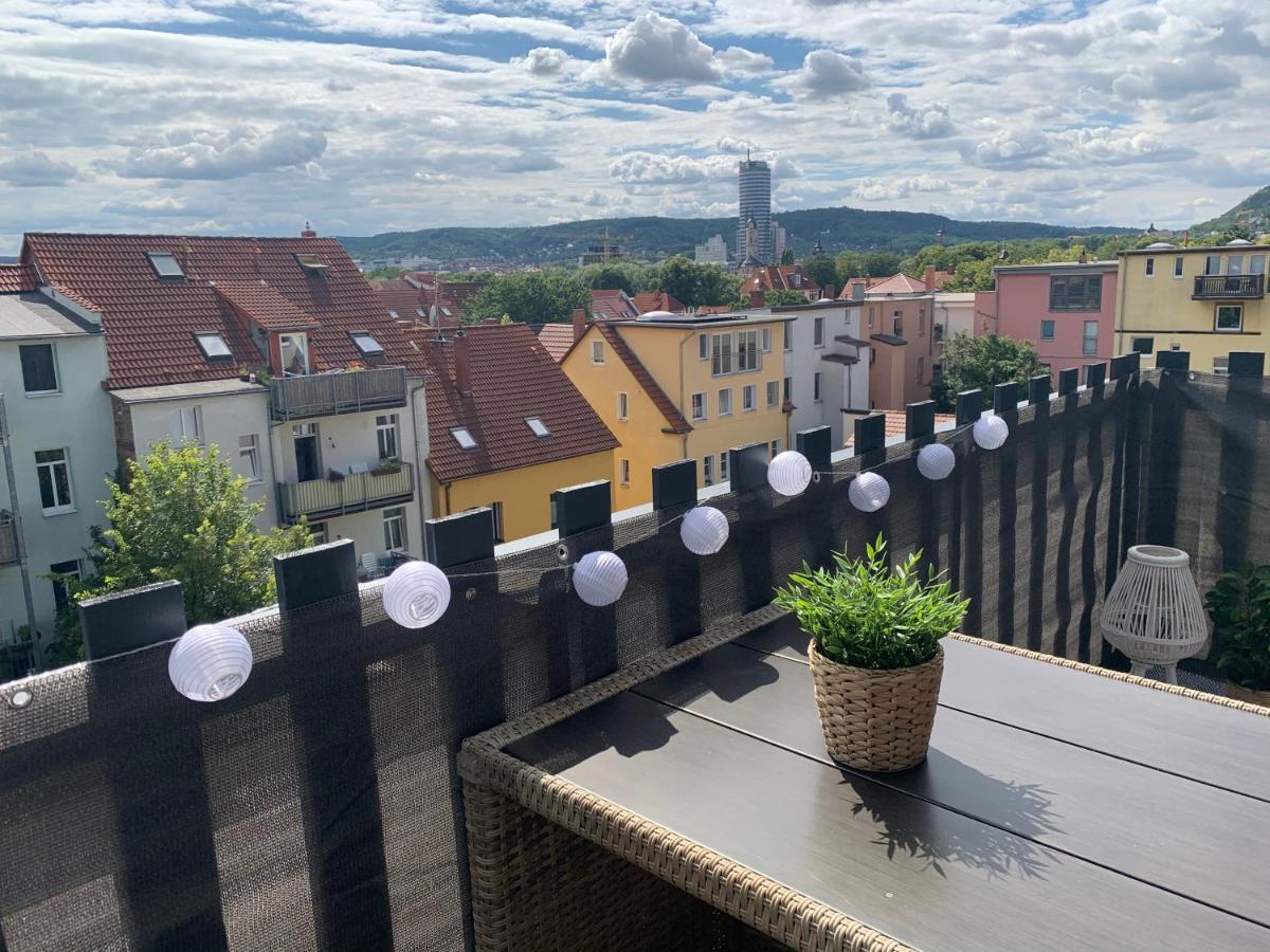 Apartment Skyline Of Jena, Luxurioes, Einzigartig, Free Wifi, Parkplatz, Klimatisiert, Zentral Exterior foto