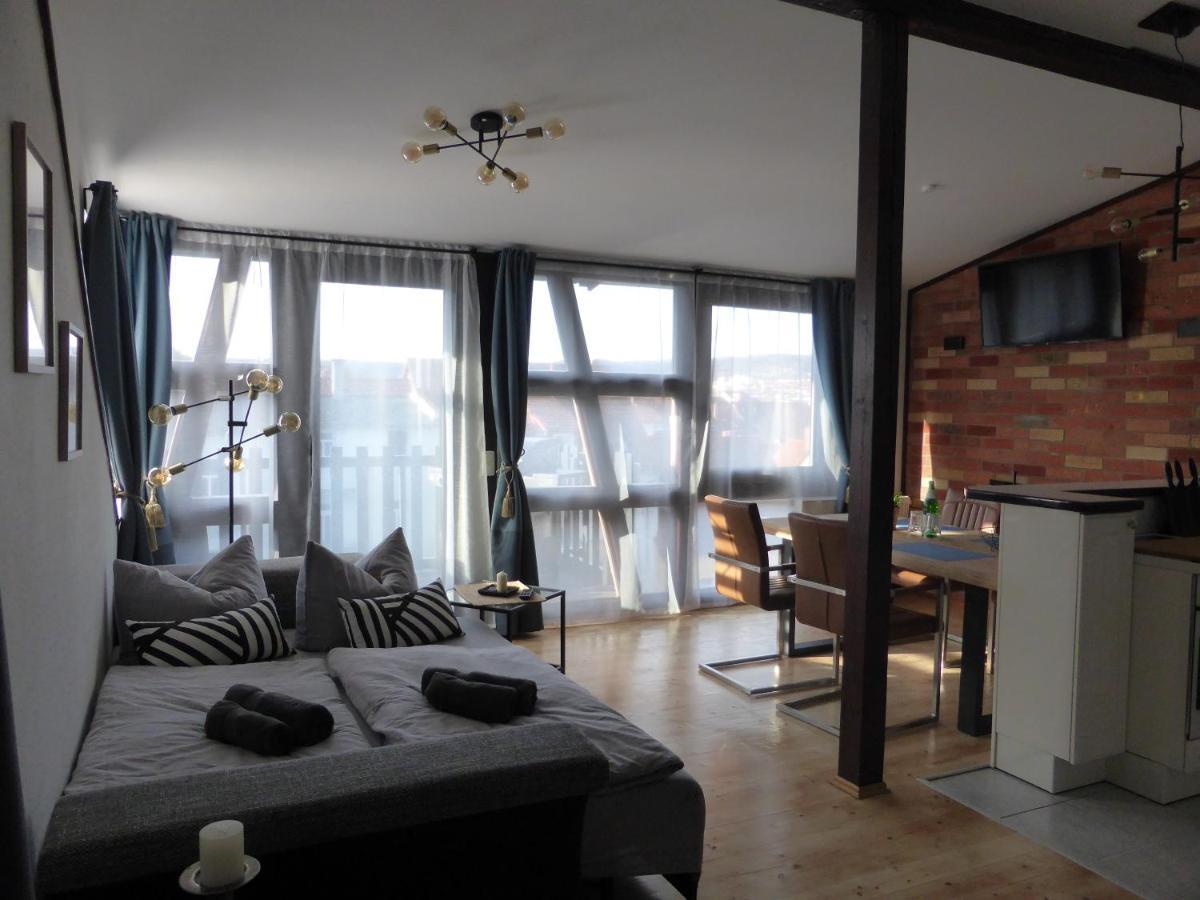 Apartment Skyline Of Jena, Luxurioes, Einzigartig, Free Wifi, Parkplatz, Klimatisiert, Zentral Exterior foto